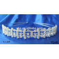 Nova tiara de folha de strass à moda nova moda